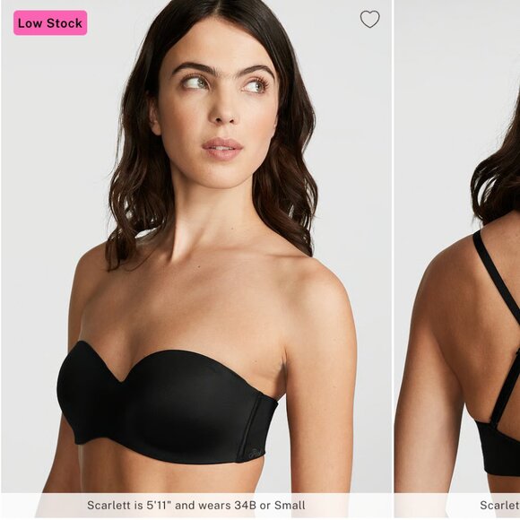 Victoria Secret WEAR EVERYWHERE PUSH-UP STRAPLESS BRA - Picture 1 of 4